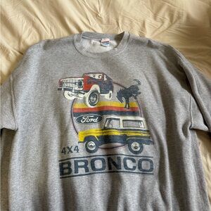 Altar'd State Gray Ford Bronco Sweatshirt